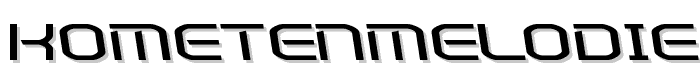 Kometenmelodie 2 font